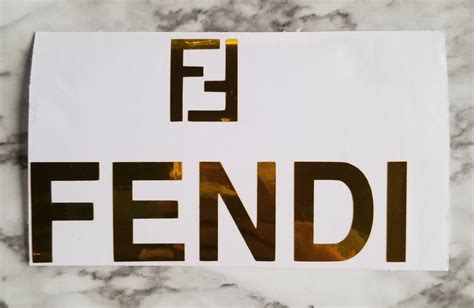 Fendi Stickers .